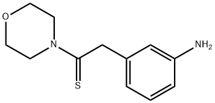 Ethanethione,2-(3-aminophenyl)-1-(4-morpholinyl)- Struktur