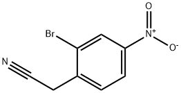2-(2-溴-4-硝基苯基)乙腈 结构式