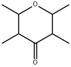 4H-Pyran-4-one, tetrahydro-2,3,5,6-tetramethyl- Structure