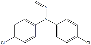 4,4′-ジクロロベンゾフェノンヒドラゾン 化学構造式