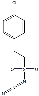 Benzeneethanesulfonylazide, 4-chloro- Struktur