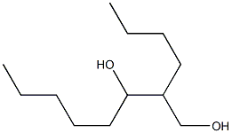 2-butyloctane-1,3-diol Struktur