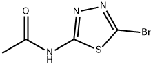 N-(5-Bromo-1,3,4-thiadiazol-2-yl)acetamide Structure