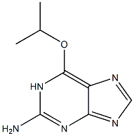 2-氨基-6-异丙氧基嘌呤,55146-05-9,结构式