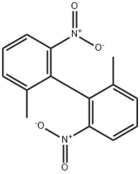 1-methyl-2-(2-methyl-6-nitrophenyl)-3-nitrobenzene 化学構造式