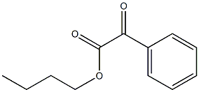 Benzeneacetic acid, a-oxo-, butyl ester Struktur