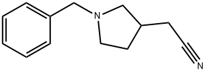 (1-Benzyl-pyrrolidin-3-yl)-acetonitrile Struktur