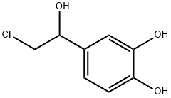 4-(2-氯-1-羟乙基)-1,2-苯二醇,5530-29-0,结构式