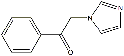 1-imidazol-1-yl-2-phenylethanone 结构式