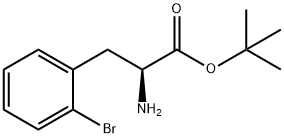2-bromo- L-Phenylalanine, 1,1-dimethylethyl ester Struktur