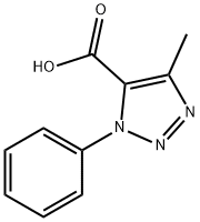 5-METHYL-3-PHENYL-3H-[1,2,3]TRIAZOLE-4-CARBOXYLIC ACID, 558440-96-3, 结构式