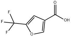 5-(三氟甲基)呋喃-3-羧酸 结构式