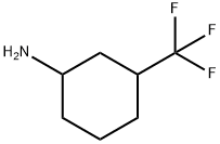 3-(三氟甲基)环己胺 (CIS-, TRANS-混合物) 结构式