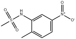N-(2-methyl-5-nitrophenyl)methanesulfonamide Struktur
