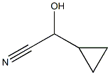 2-cyclopropyl-2-hydroxyacetonitrile Structure