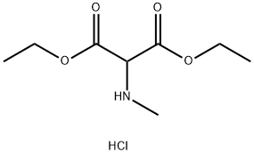Diethyl 2-(methylamino)malonate hydrochloride Structure