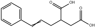 2-[(E)-3-PHENYLPROP-2-ENYL]BUTANEDIOIC ACID, 5671-91-0, 结构式