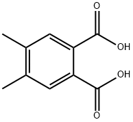 1,2-Benzenedicarboxylic acid, 4,5-dimethyl- 化学構造式