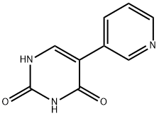 2,4(1H,3H)-Pyrimidinedione, 5-(3-pyridinyl)- 结构式