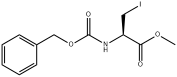 3-Iodo-N-Cbz-L-alanine methyl ester Structure