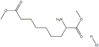 Nonanedioic acid, 2-amino-, dimethyl ester, hydrochloride Structure