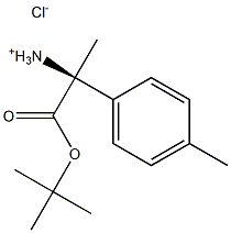 [(1S)-1-(4-methylphenyl)-1-tert-butoxycarbonyl-ethyl]azanium chloride Struktur