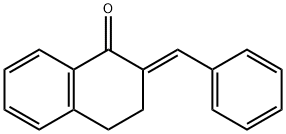(E)-2-苄亚基-3,4-二氢萘-1(2H)-酮 结构式