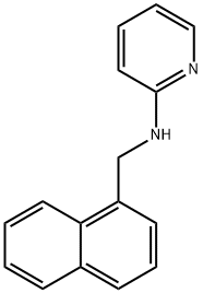 N-(naphthalen-1-ylmethyl)pyridin-2-amine Struktur