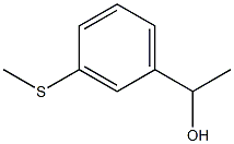 1-[3-(メチルチオ)フェニル]エタノール 化学構造式