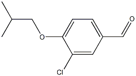 3-chloro-4-(2-methylpropoxy)benzaldehyde Structure