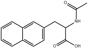 2-Naphthalenepropanoic acid, a-(acetylamino)- Struktur