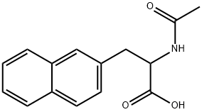 2-Naphthalenepropanoic acid, a-(acetylamino)- Structure