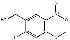 (2-Fluoro-4-methoxy-5-nitro-phenyl)-methanol Struktur