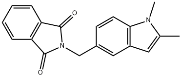 2-((1,2-dimethyl-1H-indol-5-yl)methyl)isoindoline-1,3-dione