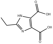 2-乙基-1H-咪唑-4,5-二羧酸, 58954-22-6, 结构式