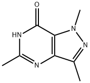 1,3,5-三甲基-1H-吡唑并[4,3-D]嘧啶-7(6H)-酮, 59023-33-5, 结构式