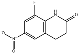 8-FLUORO-6-NITRO-3,4-DIHYDROQUINOLIN-2(1H)-ONE Structure