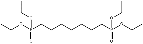 四乙基庚烷-1,7-二基双(膦酸酯), 5943-17-9, 结构式