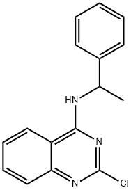 2-氯-N-(1-苯基乙基)喹唑啉-4-胺, 597545-50-1, 结构式