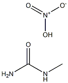Urea, methyl-, mononitrate,598-11-8,结构式