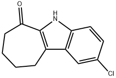 2-Chloro-7,8,9,10-tetrahydro-5H-cyclohepta[b]indol-6-one,59958-83-7,结构式