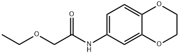 N-(2,3-dihydro-1,4-benzodioxin-6-yl)-2-ethoxyacetamide Struktur