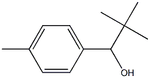 Benzenemethanol, a-(1,1-dimethylethyl)-4-methyl- Struktur