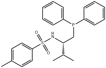 N-[(1S)-1-
[(diphenylphosphino)methyl]-2-methylpropyl]-4-
methyl-Benzenesulfonamide Structure