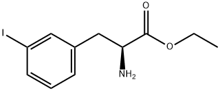 DL-3-碘苯丙氨酸乙酯,603944-86-1,结构式