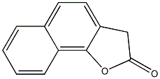 2H,3H-萘并[1,2-B]呋喃-2-酮 结构式