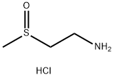 2-methylsulfinylethanamine:hydrochloride Struktur