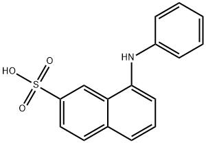 2-Naphthalenesulfonic acid, 8-(phenylamino)- Structure