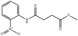 methyl 4-[(2-nitrophenyl)amino]-4-oxobutanoate 结构式