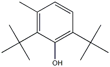 Phenol,2,6-bis(1,1-dimethylethyl)-3-methyl- 化学構造式